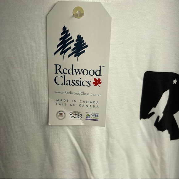 Redwood Classic white Lon sleeve tee size S/P - Picture 6 of 9